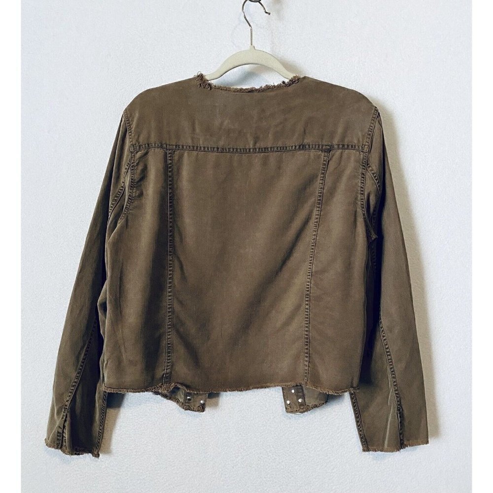 Young Fabulous and Broke Ryder Jacket Womens Medium Studded Open Front Boho - Picture 4 of 8